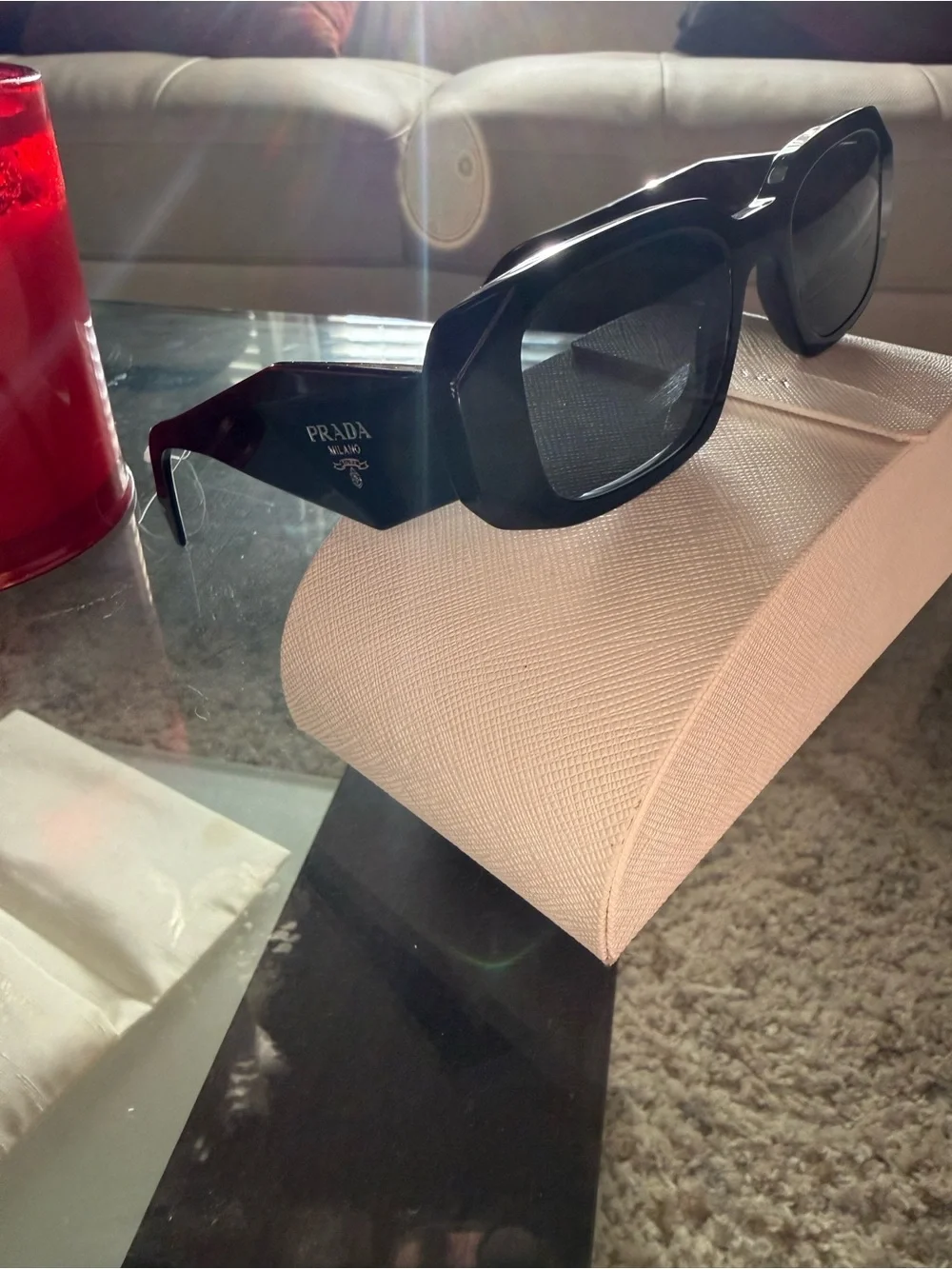 Prada lens nose